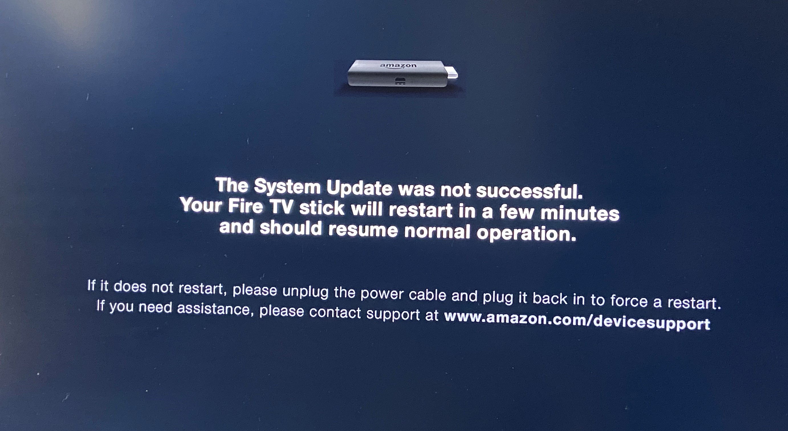 Updating amazon fire deals stick