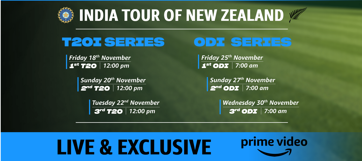 Watch New Zealand Cricket on Prime Video 🏏